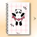 Velikana Cute Spiral Pads A5 Size || 200 Pages || Unruled Notebook