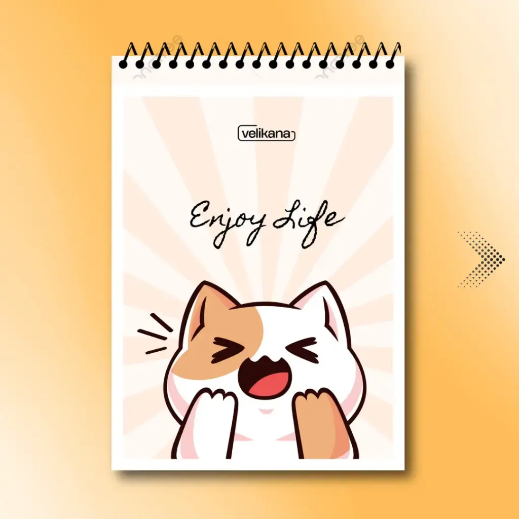 Cute Spiral Notepad || 200 Pages || 75 GSM Paper || A5 Size