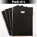 Spiral Notebook A4 Size 200 Pages Pack of 4