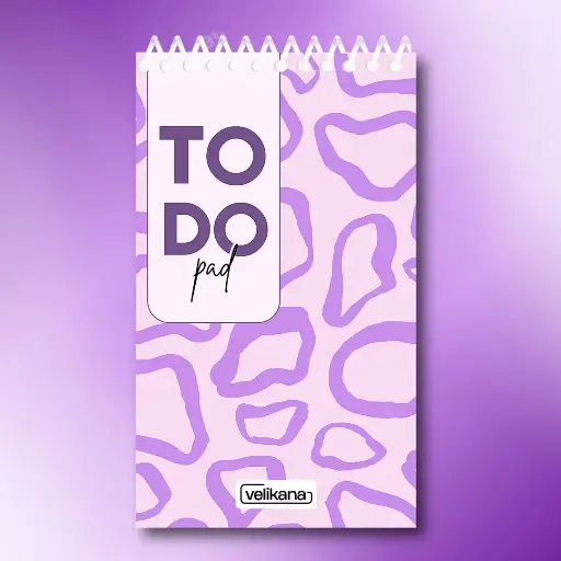 To-Do Pad || 60 Pages || A6 Size || Velikana
