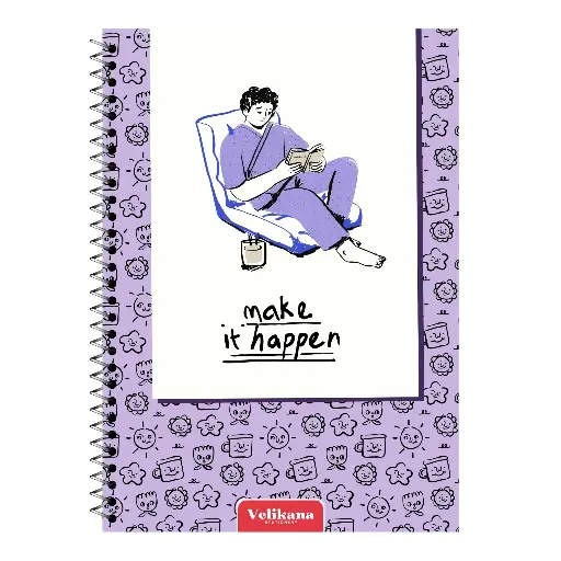 A4 Size Notebook 75gsm 100 pages (Ruled Paper)
